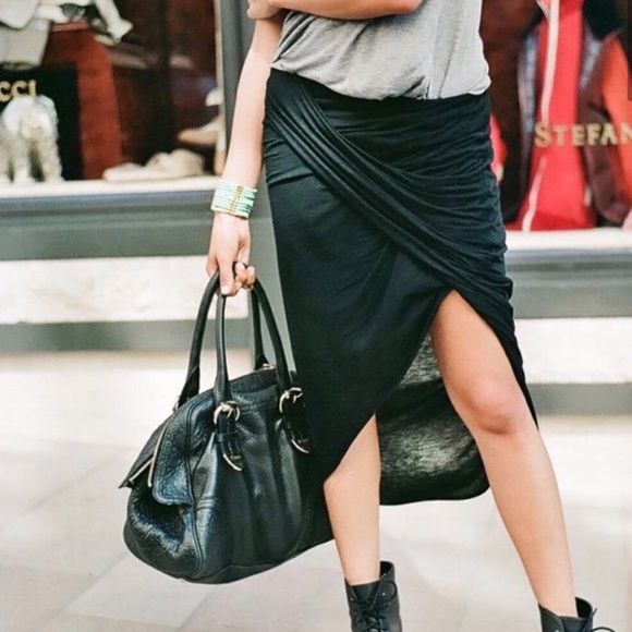 Helmut Lang Dresses & Skirts - Helmut Lang Asymmetric Skirt Size Small